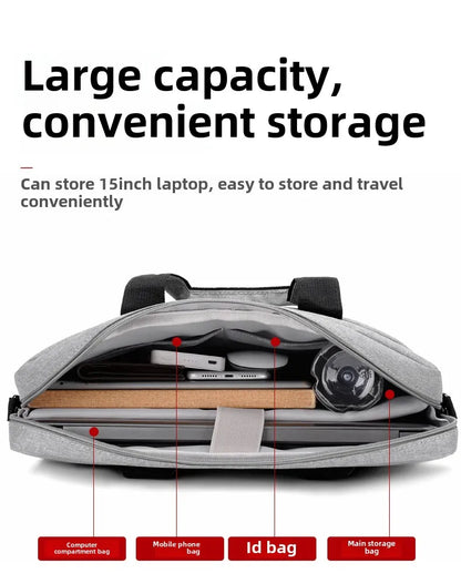 Laptop Bag Sleeve Case Shoulder HandBag Notebook Pouch Briefcases for 14 15 17 Inch Macbook Air Pro HP Huawei Asus Dell Xiaomi