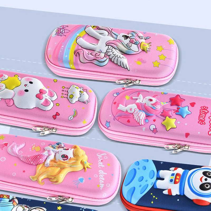 3D Kawaii Pencil Case EVA Large Capacity Waterproof Light Pencil Box for Student School Supply Stationery bag