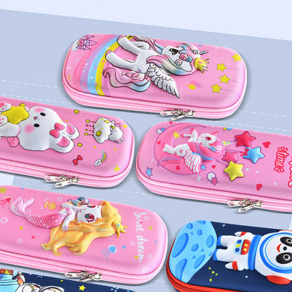 3D Kawaii Pencil Case EVA Large Capacity Waterproof Light Pencil Box for Student School Supply Stationery bag