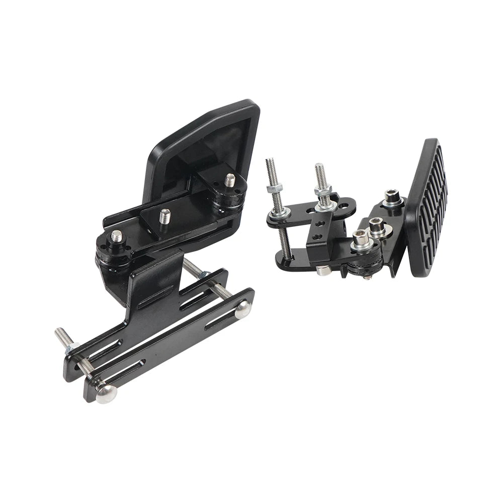 Gas and Brake Pedal Extenders Suitable For Most Vehicles Pedal For Go Kart Adjustable Length Angle Auto Vehicles Brake&Accelerat