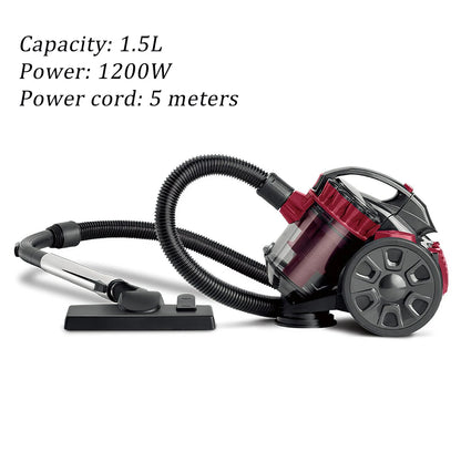 Bagles Portable Vacuum Cleaner 15000PA Suction Household Multi-functional Dust Removal Mite Dry and Wet Dual Vacuum Cleaner 220V