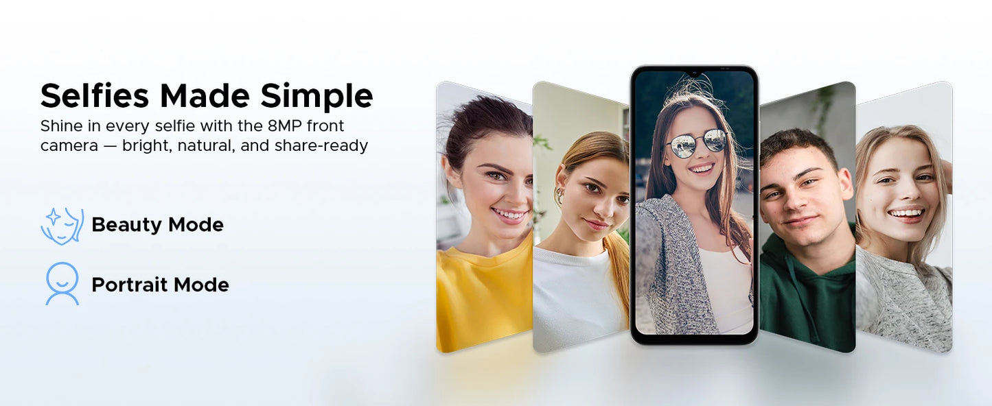 Global Version DOOGEE Note56X Pro Smartphone Android 16 Gemini AI 6.56'' Screen 6150mAh Battery Support Widevine L1 Mobile Phone