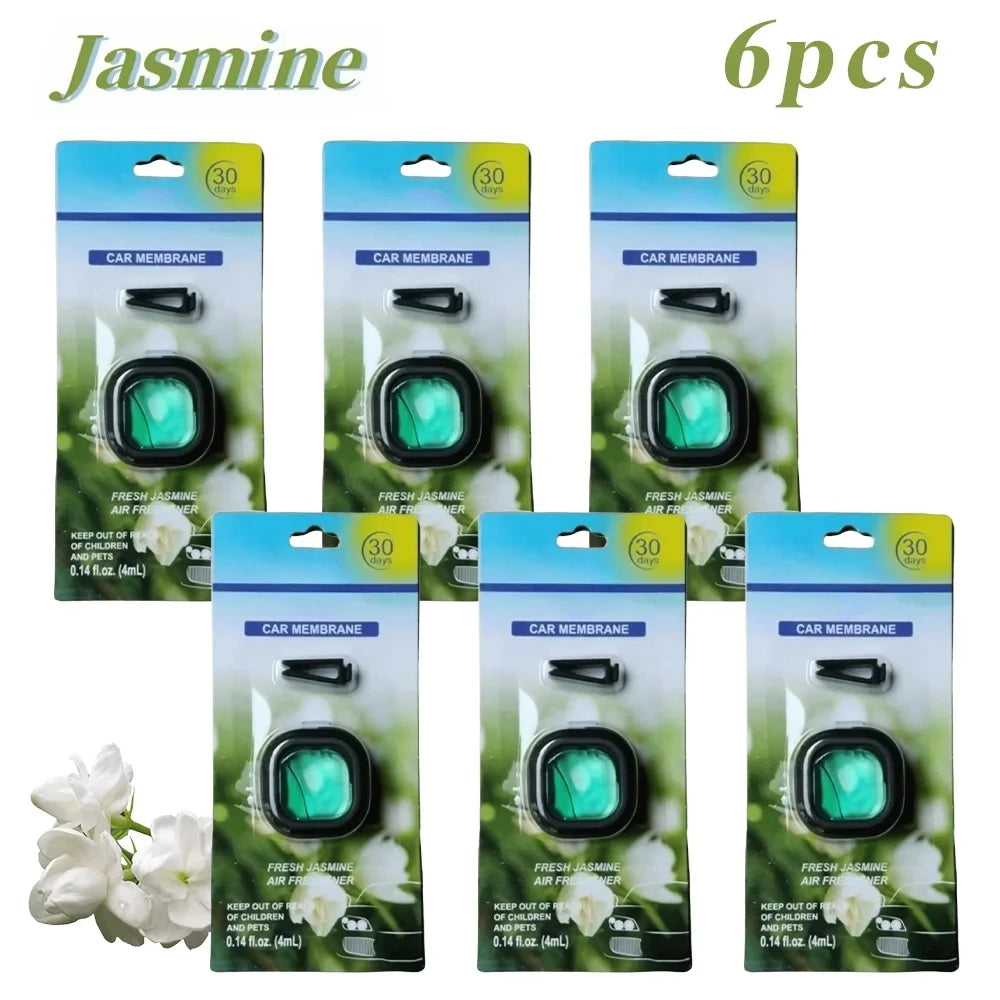 Long-Lasting Car Air Freshener Vent Clip Essential Oil Scented Odor Eliminator 0.14oz Alcohol-Free Fragrance for Fresh Car Smell
