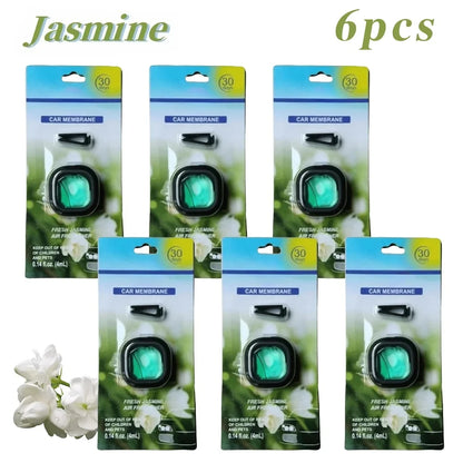 Long-Lasting Car Air Freshener Vent Clip Essential Oil Scented Odor Eliminator 0.14oz Alcohol-Free Fragrance for Fresh Car Smell