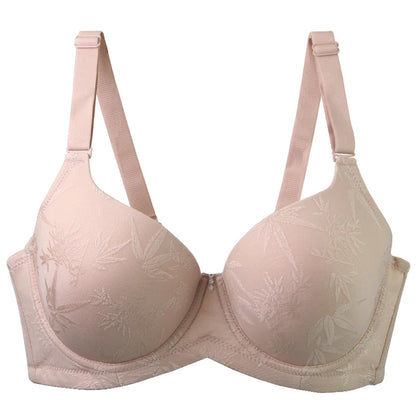 DaiNaFang Sexy Bras For Women Push Up Breathable Adjustable Bow Control Underarm Fat CDE Full Cup Underwear Plus Size Lingerie
