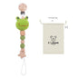 Cartoon Bunny Pacifier Chain Clip Wood Crochet Bear Teething Chain Baby Teether Soother Holder Newborn Chew Toys Pacifier Clips