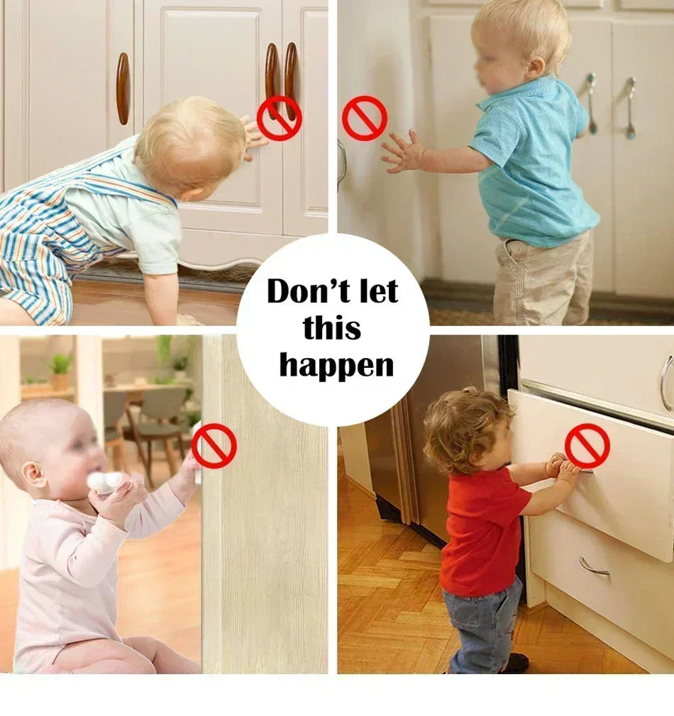 Magnetic Children's Lock for Extra Cabinet Door Safety: A Must-Have for Parents  Drawer Lock  Baby Protection  Baby Safety Lock