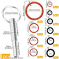O-Ring W/Oval Head Key Tool For J-ura Capresso/Impressa Machines Brew Group & Drainage Valve O-Ring Fits Most Jura C, E, ENA