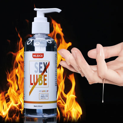 Silicone-Based Lubricant with Press Pump Stringy Anal Lube Love Gel Suitable for Man Woman Gay Lesbian Couples Pleasure Sex Shop