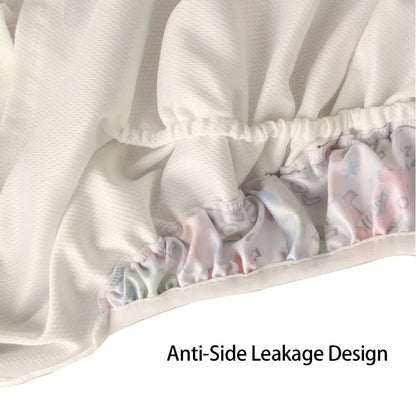 Ice Silk Adult Cloth Disaper Waterproof Old Man's Diaper Pants Reusable Diapers Trouser Pocket Anti-leak Breathable Nappy Pads