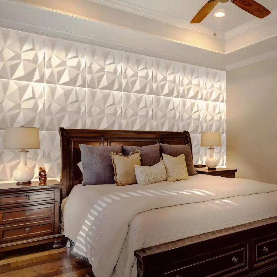 12pcs/20pcs 3D textured wall panels for indoor wall decoration,suitable for living room hall bedroom hotel office,30cmx30cm