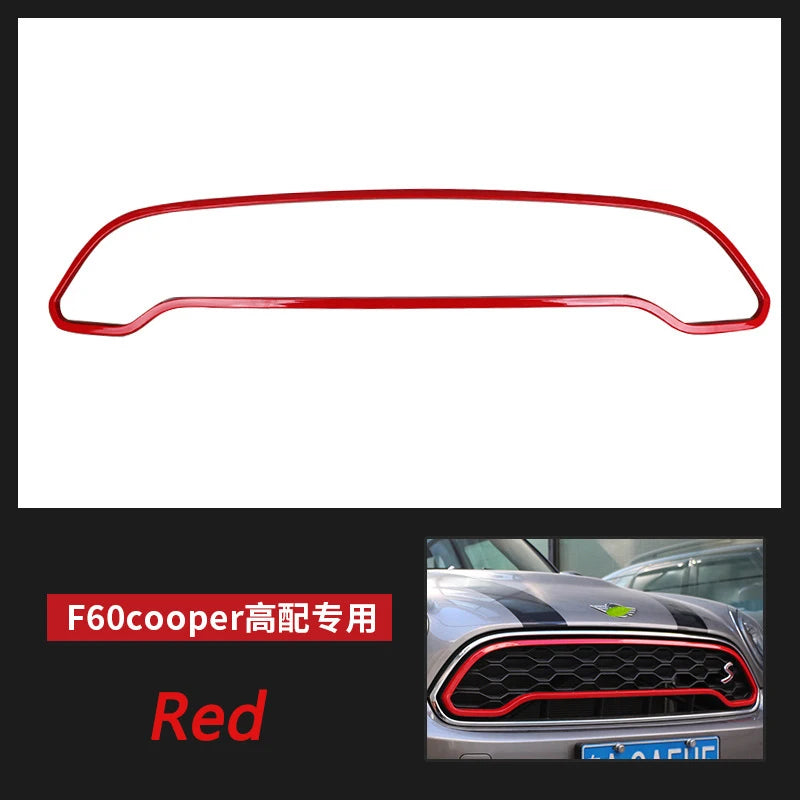 For Mini Countryman Cooper F60 2018 2019 2020 2021 2022 2023 2024 High Quality ABS Front Grille Decorative Frame Mesh