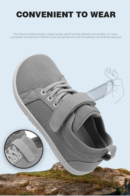 Kids wide foot barefoot shoes boys and girls minimalist kids sneakers natural opening shoes toddler small big kids walking shoes