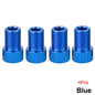 4Pcs Presta Valve Adapter - Convert Presta to Schrader - French/UK to US - Inflate Tire Using Standard Pump or Air Compressor