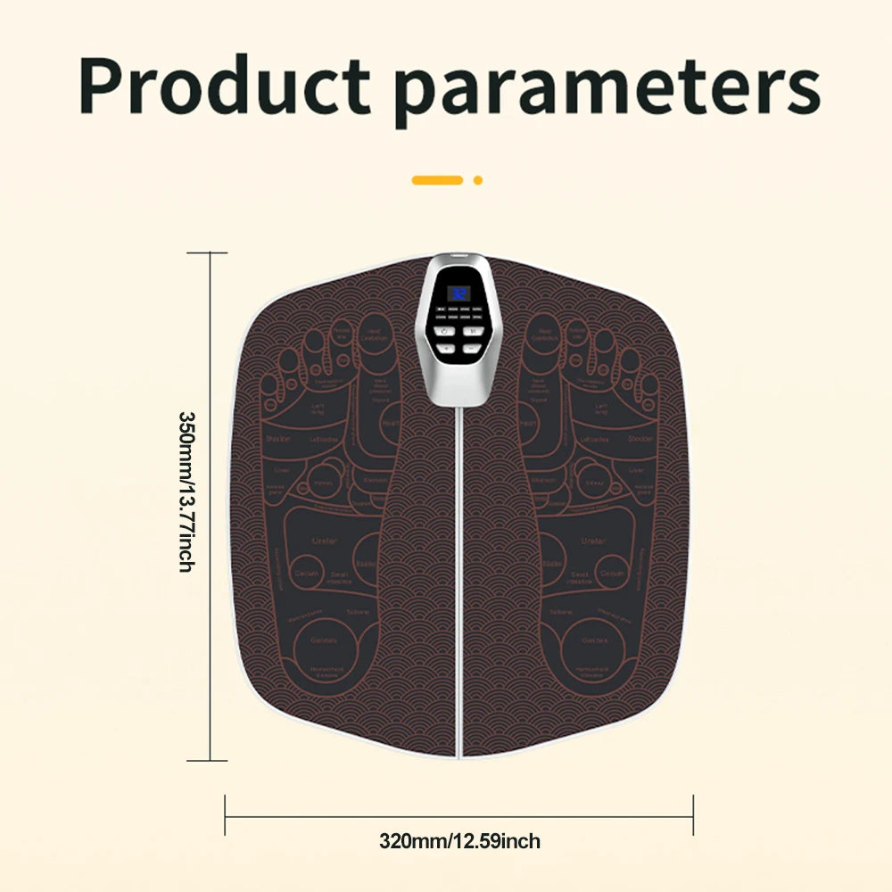 Foot Massage Mat with Microcurrent Electric Foot Relaxation Massager,  foot massage pad