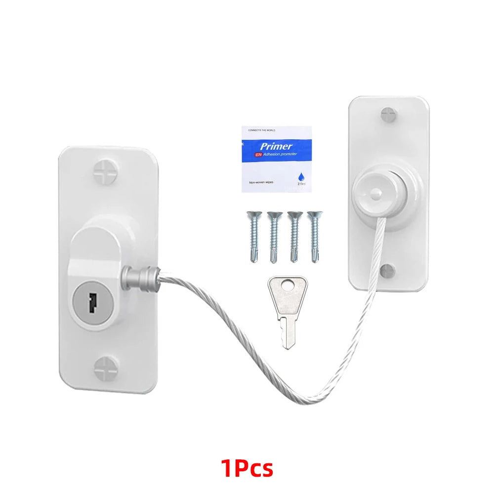 4/8Pcs/lot Child Protection Baby Safety Window Lock   Child Safety Locks Protection for Windows From Children Lock