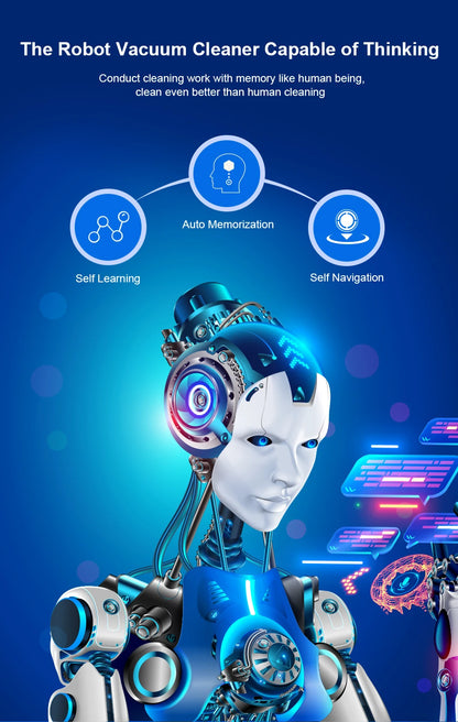 Robot Vacuum Cleaner LIECTROUX N7S-U,Smart Mapping,WiFi App,6KPa,5200MAH ,Brushless Motor,Ideal for Pet Hair