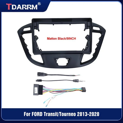 For FORD Transit/Tourneo 2013-2021 Car Radio Fascias Android Stereo Player 2 Din Head Unit Panel Dash Frame Installation Trim
