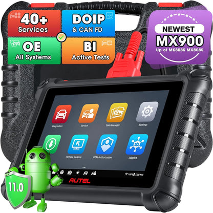 Autel MaxiCheck MX900 Automotivo Diagnostic Tool MK900 CAN FD/DoIP Bi-directional OBD2 Scanner Tools Upgraded of MX808S MK808S