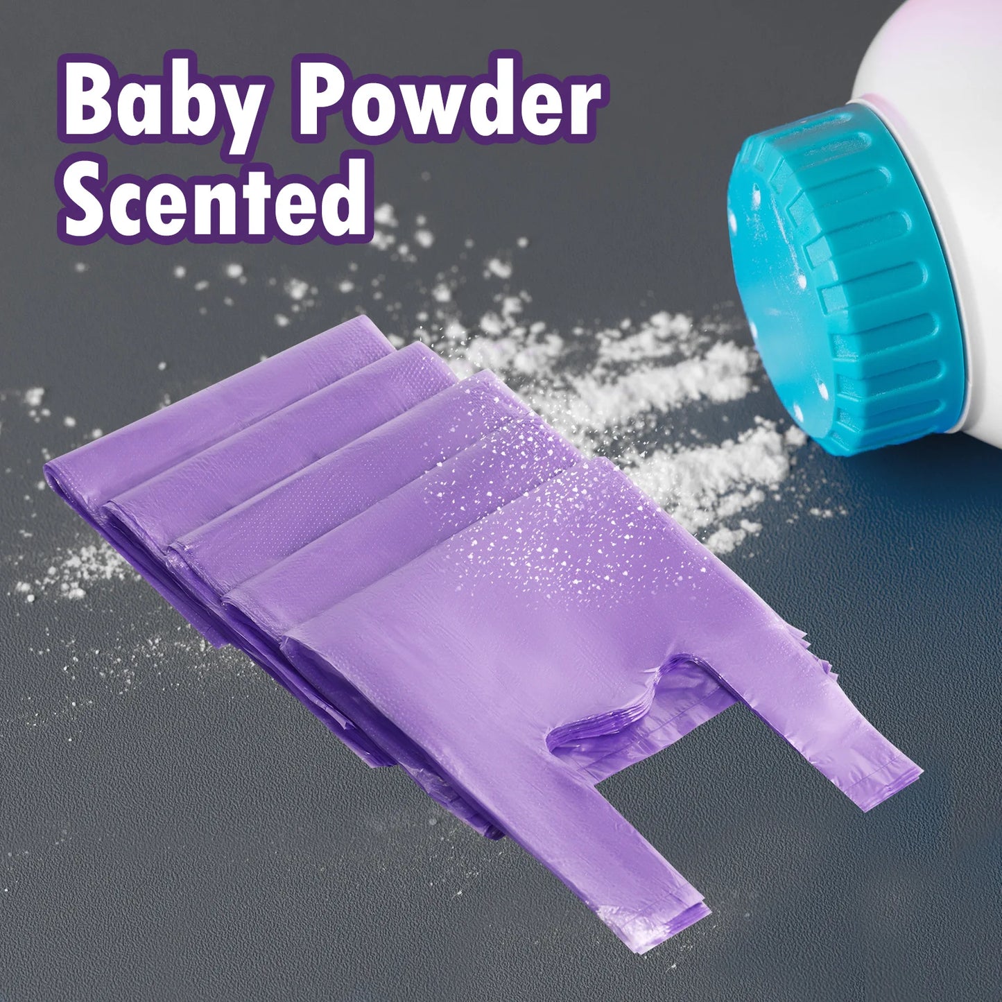 Portable Nappy Bags Disposable Scented Leak-proof Odor Removing Garbage Bag for Feminine Products Diaper Disposal Pet Waste Bags