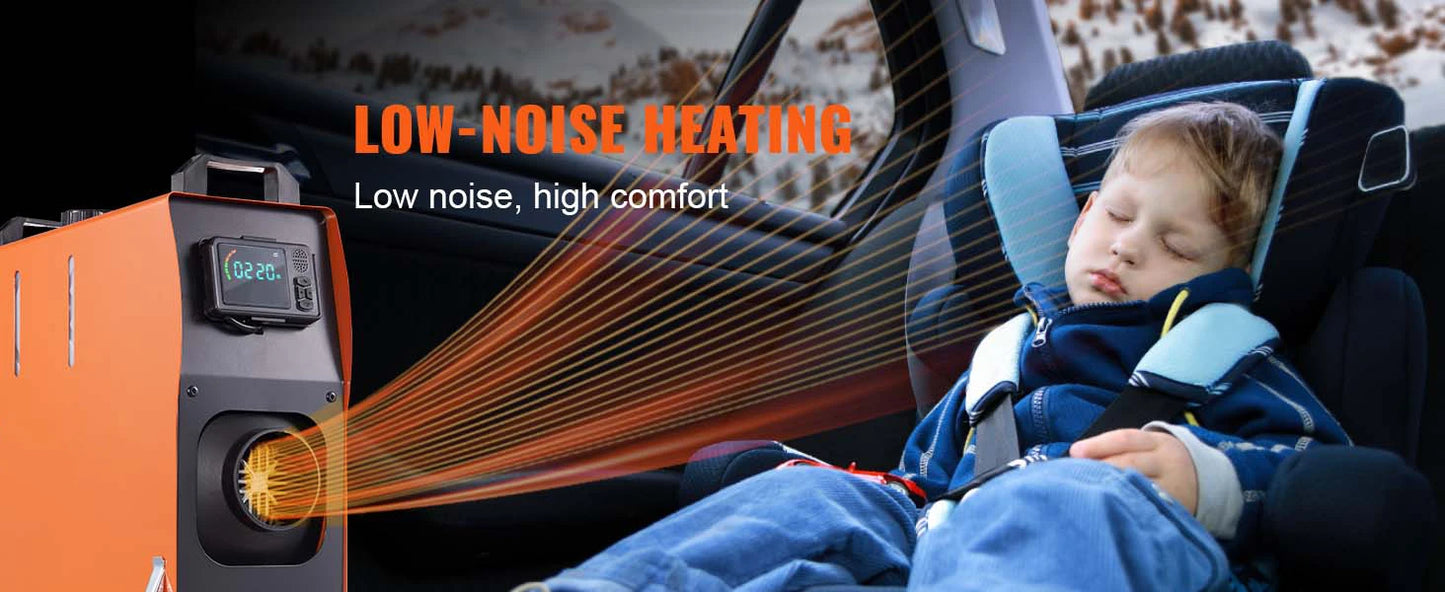 SucceBuy 8 KW Diesel Air Heater All-on-one Diesel Heater with Bluetooth and LCD, Portable Parking Heater for RV Trailer Camper
