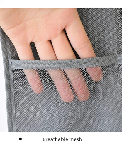 Double Sides Underwear Storage Hanging Bag Dormitory Home Wardrobe Hanging Wall Foldable Bag Underpants Socks Organizer
