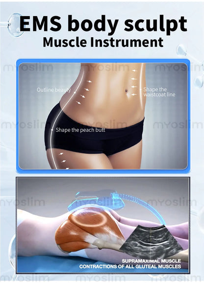 CE Certified EMS RF Neo Body Sculpting Machine  Muscle Stimulator Fat Reduction Body Slimming Beauty Equipment