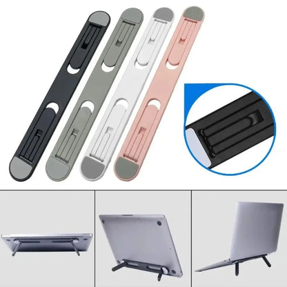 Adjustable Laptop Holder Tablet Stand Strong Load-bearing Non-Slip Foldable Design Universal Notebook Cooling Pad Laptop Bracket