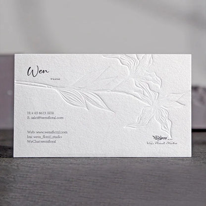 Custom Business Card Black Card Hollowing Holographic Foil Design and Print Black Card Stock Foil Silver Foil Cal