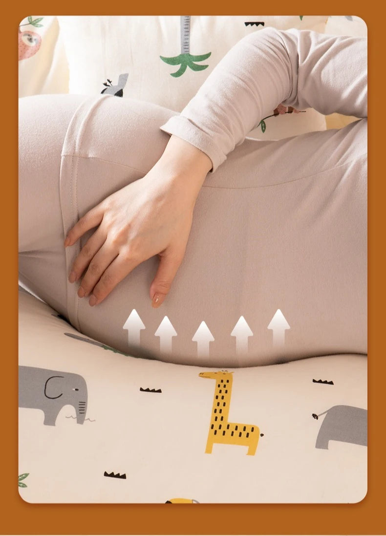 H-shaped Pregnancy Pillows with Detachable Pillowcases Pillows for Pregnant Women Maternity Sleeping Body Holder Support Pillow