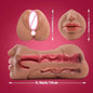 3D Flesh The Light Male Masturbation Artificial Vagina Ass Mouth Silicone 3 In 1 Adult Sex Toy Sex Doll For Man Pocket Pussy Ass