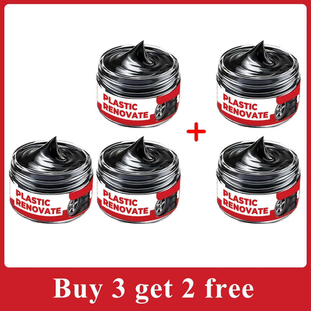 Auto Interior Refurbish Paste Multifunctional Leather Plastic Care Cream Long Lasting Shine Anti Oxidation Protection Coating