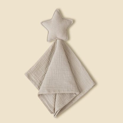Baby Cotton Muslin Comfortable Blanket Cute Cat Doll For Infant Kids Sleep Appease Towel Children
