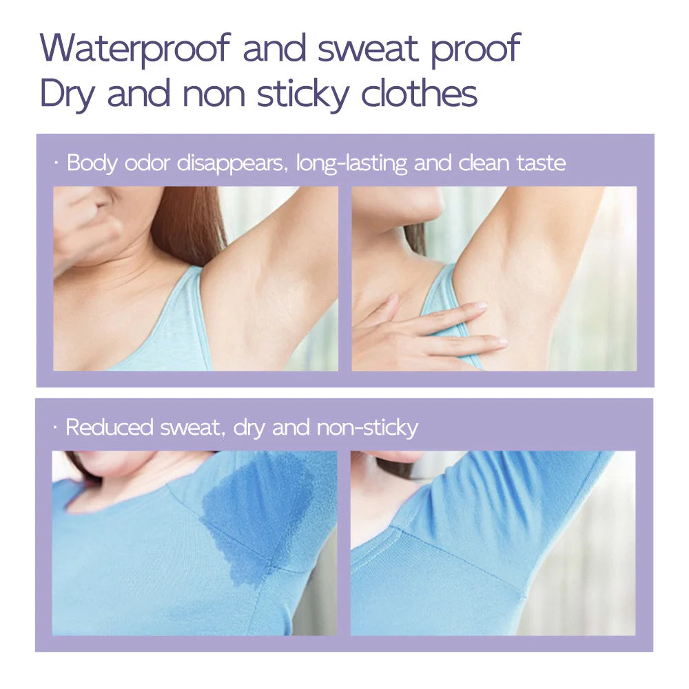 Underarm Antiperspirant Deodorant Cream, Providing All-day Sweat Control, Odor Suppression, and Sweat and Odor Prevention.