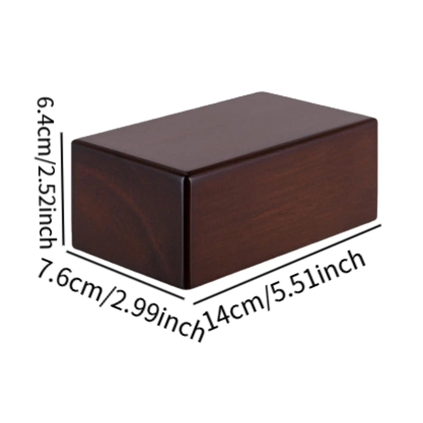 Dog Ash Urn Ash Holder Funeral Solid Wood Urn Box Commemorative Pet Keepsake Memory Box Cinerary Casket for Rabbits Hamster