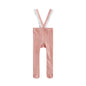 Infant Baby Girls Suspender Pantyhose, High Waist Lace Plain Rib Knitted Footed Leggings Tights 0-1Years