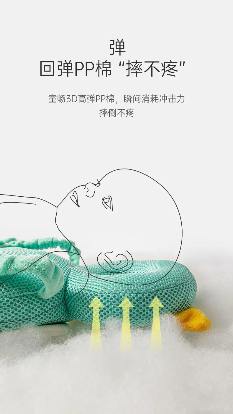 Summer Baby Head Protector Safety Pillow for Toddlers Soft PP Cotton Cartoon Backpack Cushion Infant Child Security Headgear Kid