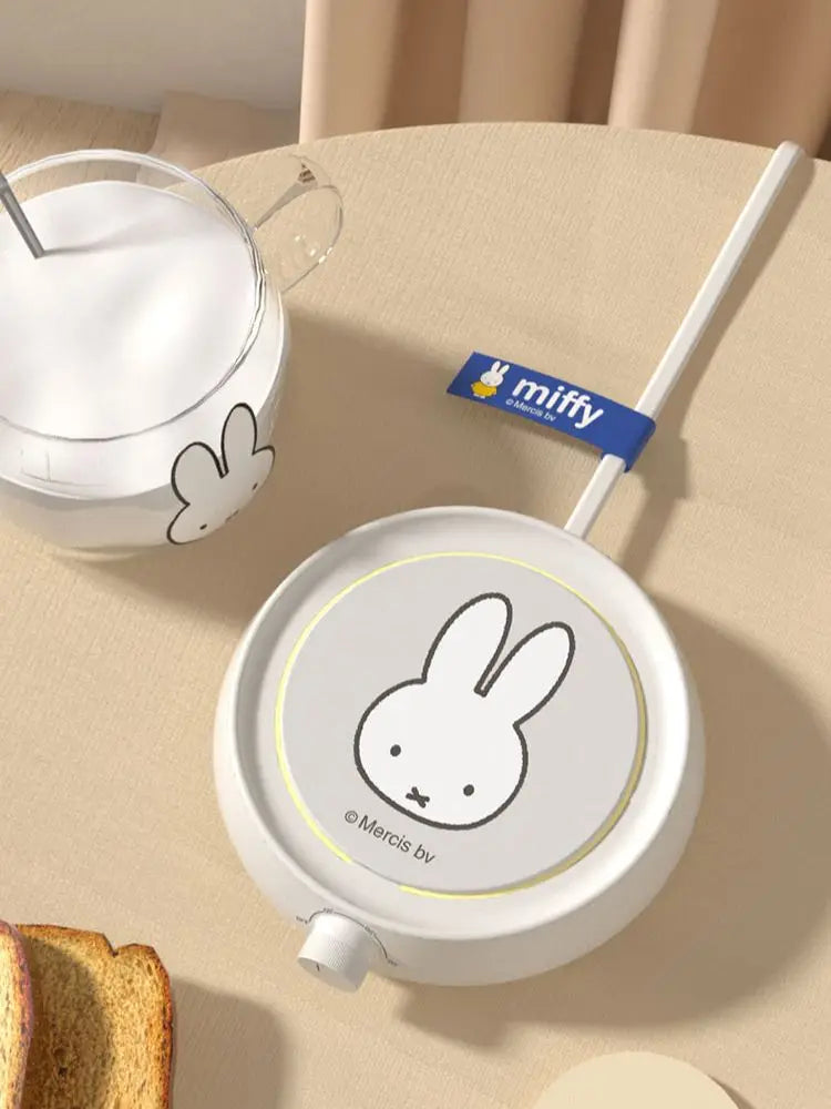 Miffy Cup Heater Coffee Mug Warmer Timer Heating Coaster Smart Thermostatic Heating Pad Hot Plate Hot Milk Coffee Cup Warmer