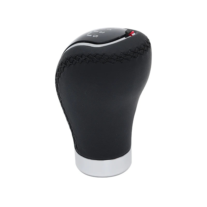 Universal 5/6 Speed Gear Shift Knob Shifter Lever Handle Modified Stick Leather Auto Accessories For All Manual Car Modles