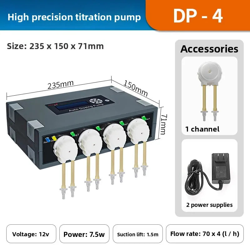 JEBAO DP-4 DP-5 DP-2 DP-3S DP-4S DP-3 Automatic titration pump peristaltic pump Dosing pump Aquarium automatic infusion machine