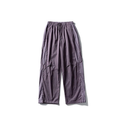 Men Women Splice Fashion Outdoor Loose Casual Lightweight Quick Dry Sports Cargo Baggy Pants Track Trouser Jogger Sweatpants