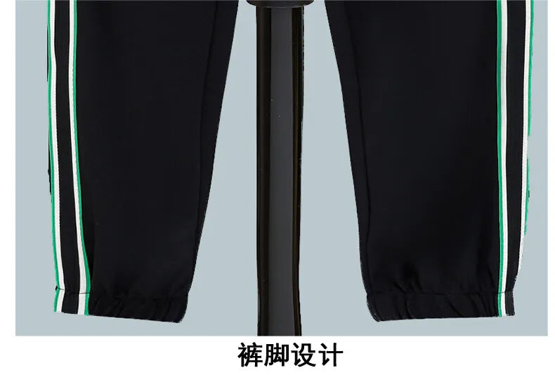 High Quality Running 2 Piece Set Hooded Jacket+Sweatpants Cardigan Long Sleeve Casual Tracksuit Men Sport Brand Clothing Suit