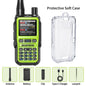 Baofeng UV-5R Mini Walkie Talkie Bluetooth Programming APP Long Range 999 Channels Radio With Protective Case Tactical Antenna