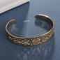 Witch Knot Cuff Bracelet Stainless Steel Pagan Witchcraft Symbol Magic Knot Good Luck Amulet Bangls Celtic Knot Jewelry