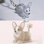 New Clear Puppy Hair Memorial Keepsake Capsule Pet's Dog Fur Container DIY Pendant Keychain Decor Pet Lovers Home Display Gifts