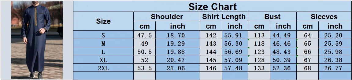 Dishdasha Muslim Men Long Robe Jubba Thobe Abaya Embroidery Kimono Islamic Dubai Saudi Abayas Prayer Kaftan Ramadan Morocco 2025