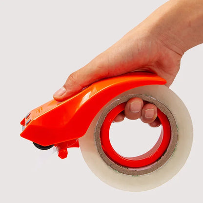 1PC Heavy-Duty Shipping Tape Dispenser Reusable Plastic Tape Cutter Sealing Holder Manual Packing Parcel Machine for Office & Sc