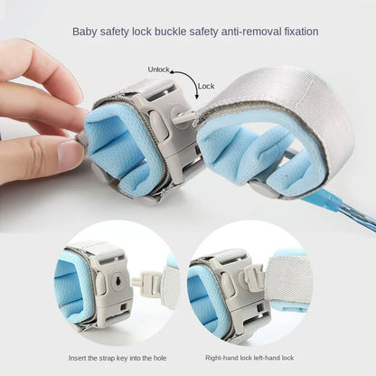 2-meter Lock Key for Infants Young Children Anti Loss Traction Rope for Anti Loss Bracelet for Children and Baby Safety Belt