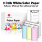 Phomemo Self-adhesive Sticker Paper for T02/M02X Portable Printer Thermam Paper Label Sticky DIY Photo Text Study Notes Printing