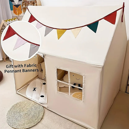 A Game Tent with a Bottom Mat a Large Amusement Park with a Window Easy to Clean And Can Be Placed Indoors Or Outdoors Freely